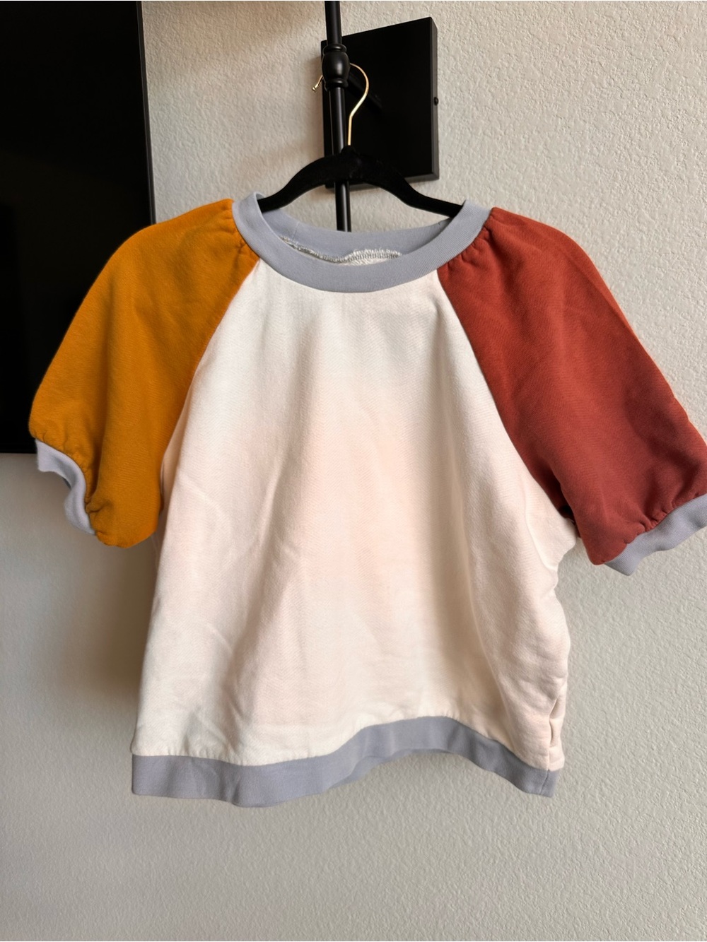 Madewell color block sweatshirt. Size medium